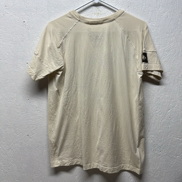 Know Mexico aztec warriors cartoons graphic shirt medium beige - Picture 5 of 7